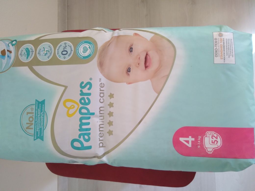 Подгузники Pampers Premium Care, Active Baby, Sleep&Play 4, 5, 6, 7!