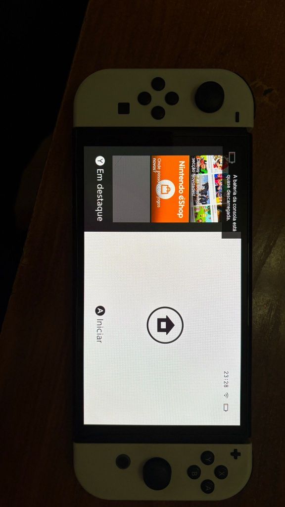 Nintendo switch vai em caixa