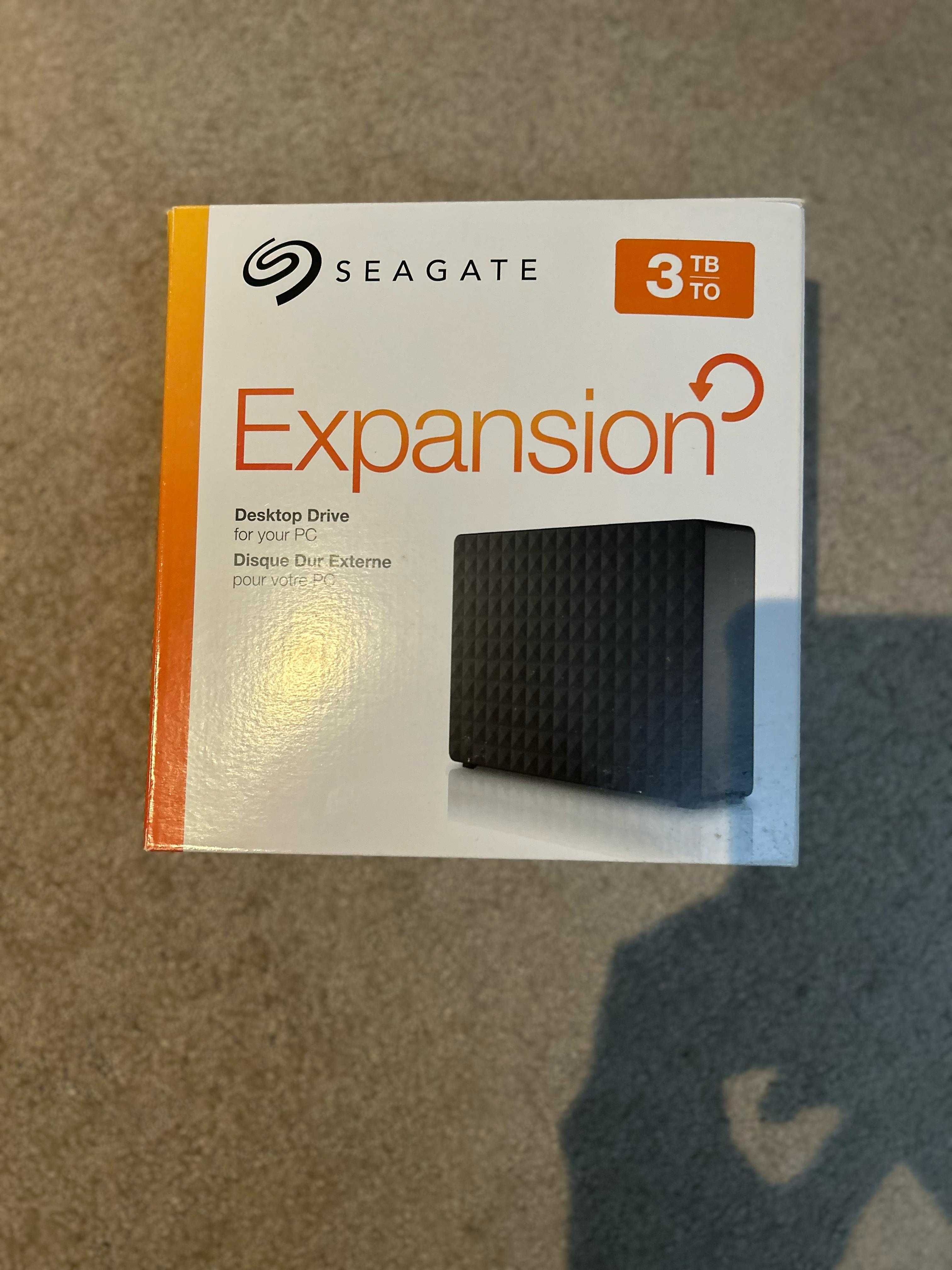 [NOVO] Seagate Expansion 3TB Desktop External Hard Drive USB 3.0