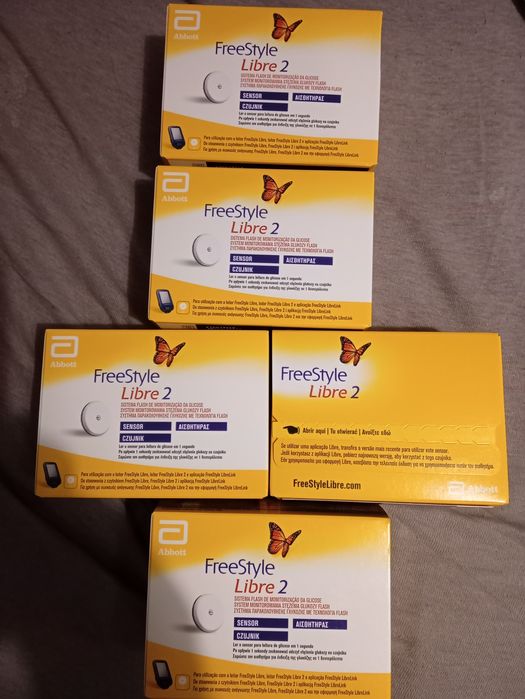 5 sensorów Freestyle Libre 2