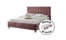 ZESTAW: Łóżko tapicerowane DOLORES + MATERAC COMFORTEO 180x200
