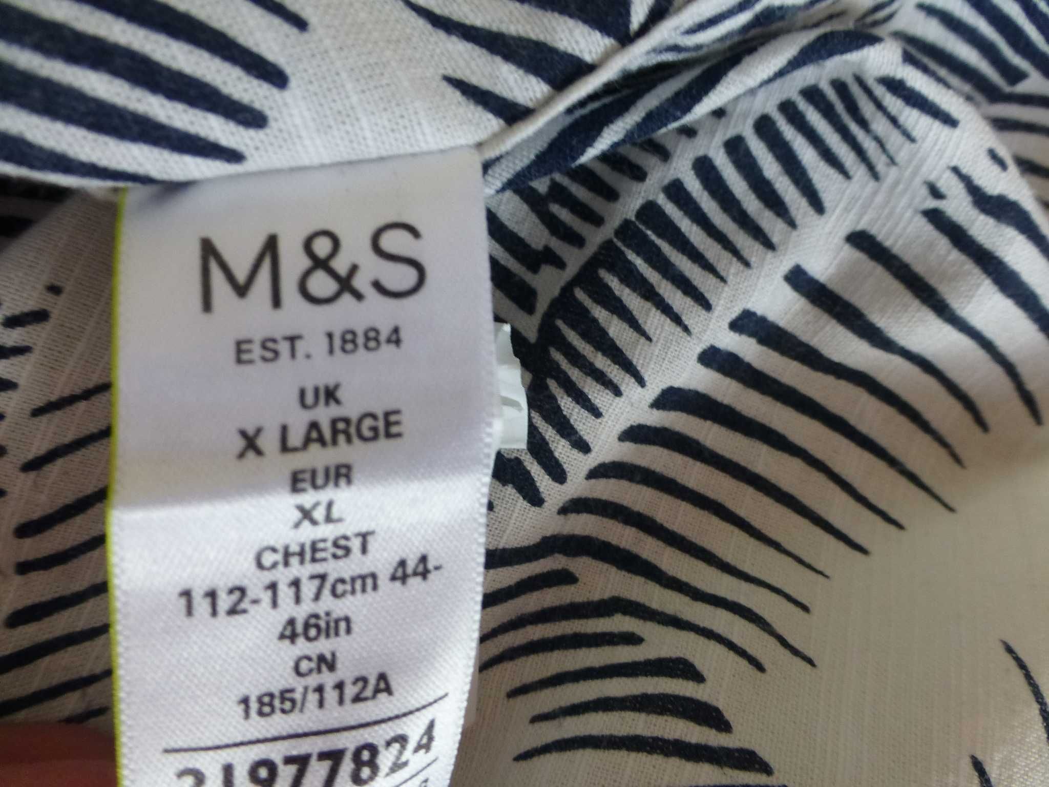 Hawajska męska koszula Marks & Spencer XL XXL