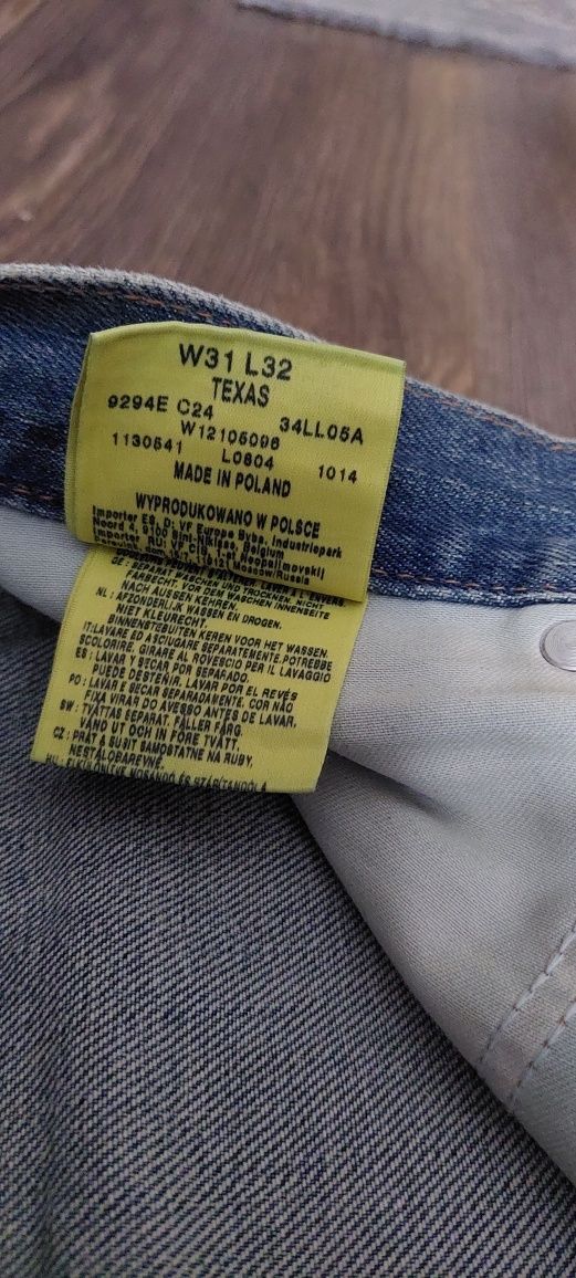 Spodnie męskie dżinsowe Wrangler