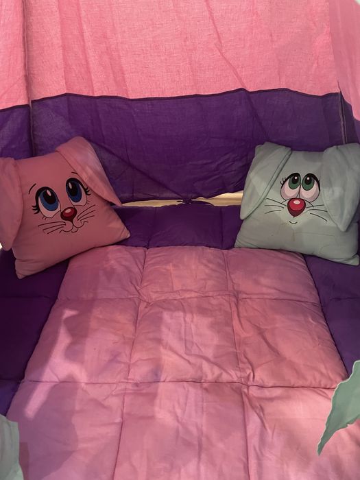 Вігвам дитячий, кольорові зайки