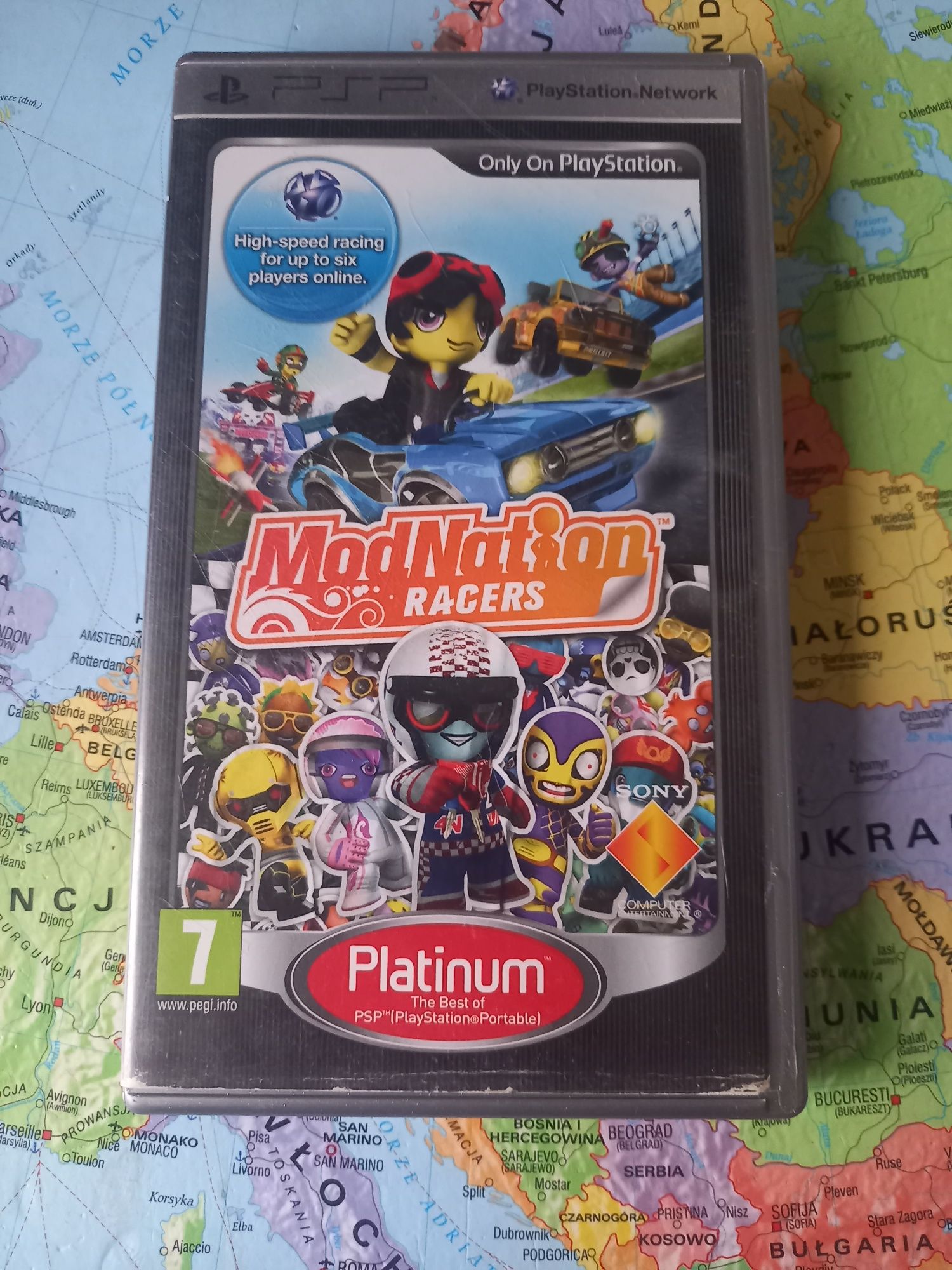Gra Sony psp modnation racers