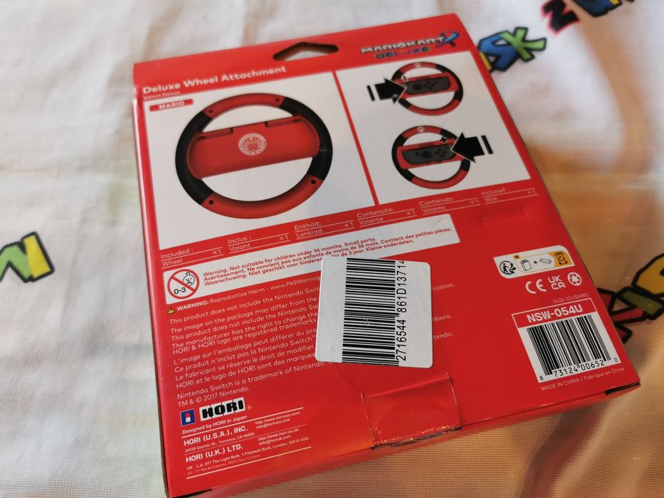 Mario Kart 8 Deluxe SWITCH (nowa w folii l+ wheel (kierownica)