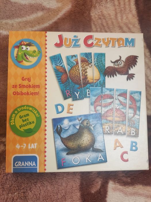 Gra Już czytam literki ukladanki