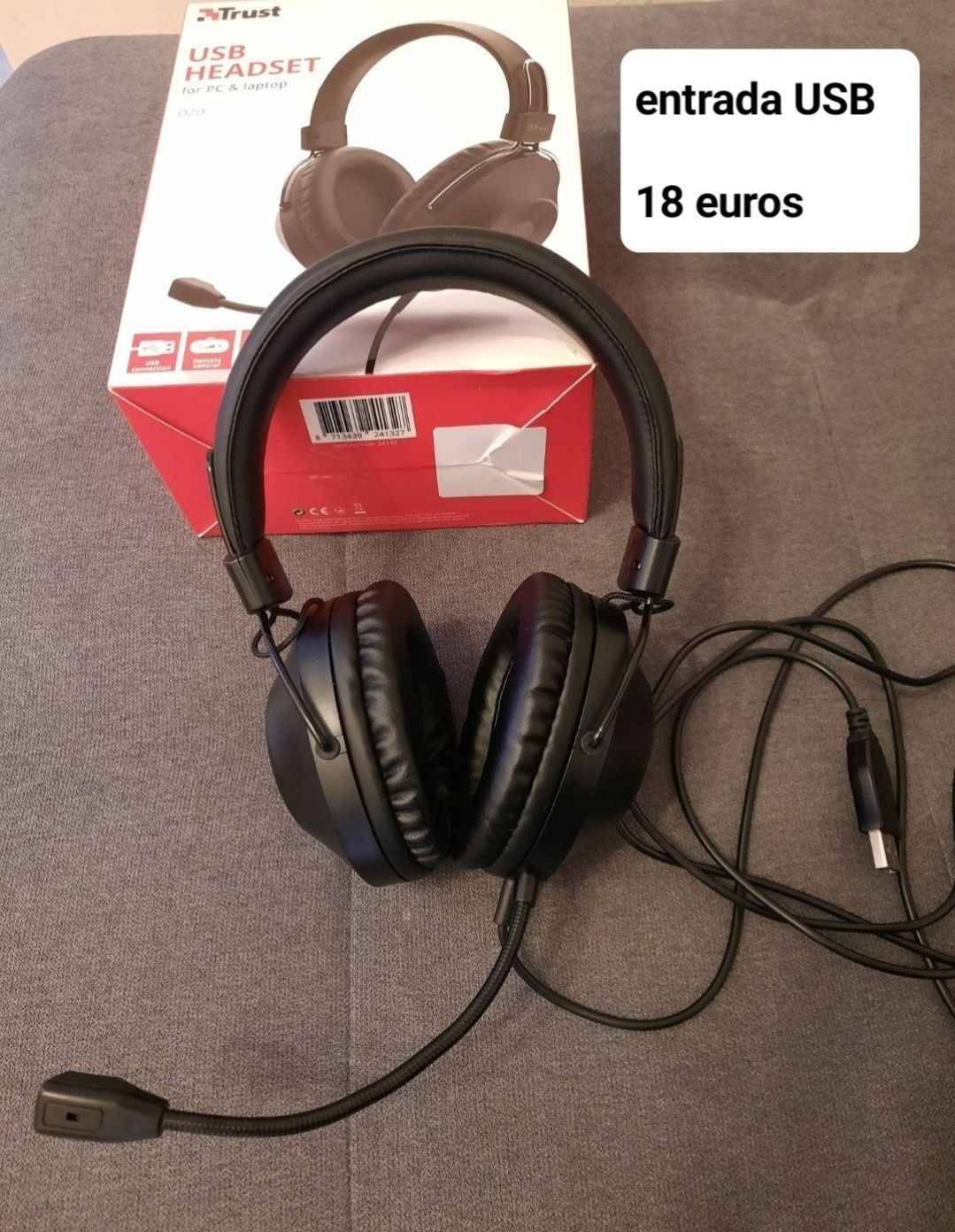 Headset entrada USB