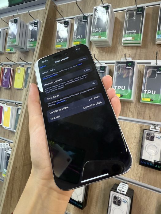 Б/у IPHONE 16Pro Max 512 White Titanium Neverlock Костюшка,5 IGRAND