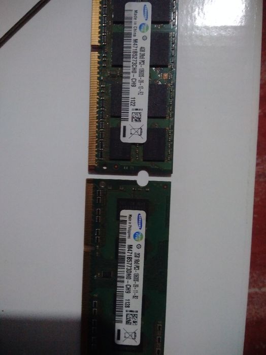 Memorias ram para portatil toshiba