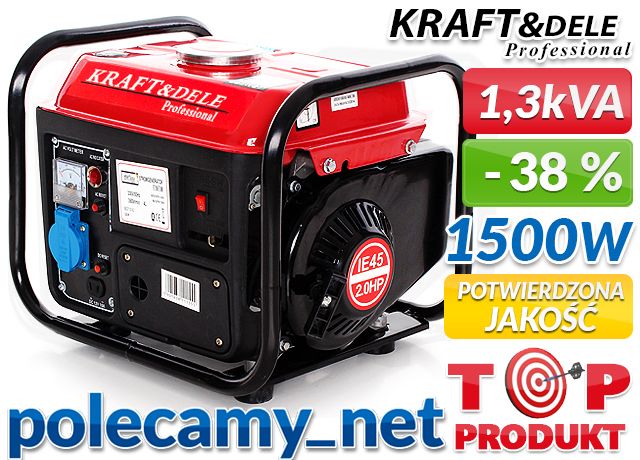 Інверторний 2000 WAT Генератор бензиновый  бензогенератор Kraft welle
