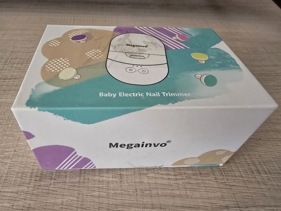 Електрична пилочка для нігтів Megainvo Baby Nail Trimmer