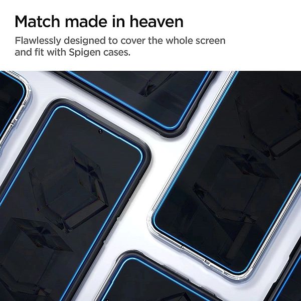 2x Szkło Hartowane Spigen Glas.tr "Ez Fit" do Samsung Galaxy S23+ Plus