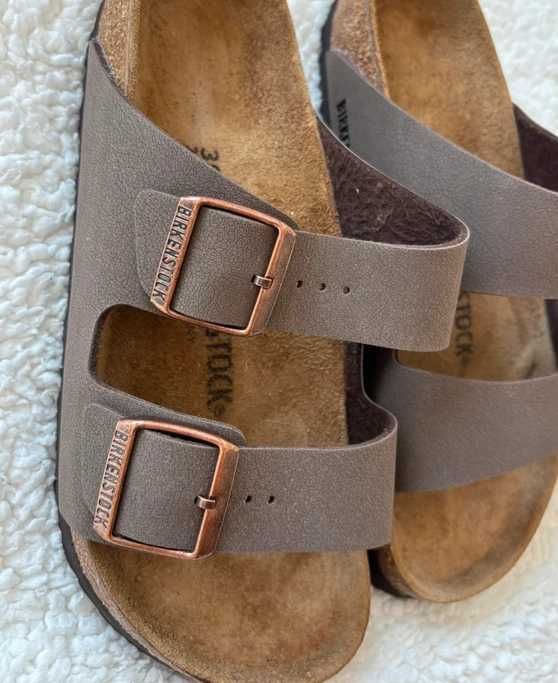 "Buty damskie Trampki"Birkenstock Arizona Birko-Flor Dark Brown R.37