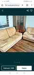 Zestaw wypoczynkowy sofa + fotel stan bdb zamiana
