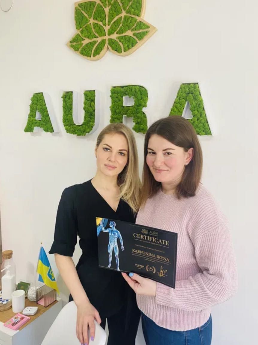 Курсы массажа центр Киева / школа массажа Aura Spa