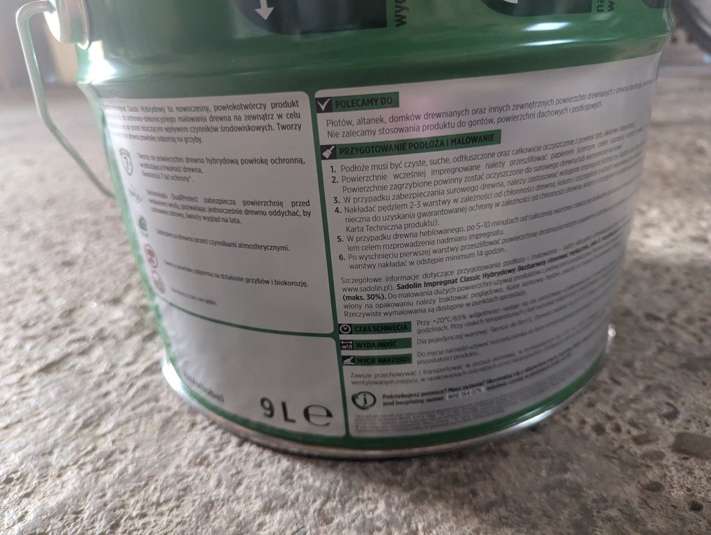 Sadolin impregnat hybrydowy do drewna