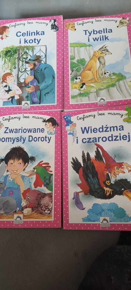 Zestaw 4 książki z cyklu Czytamy bez mamy