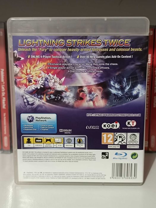 PS3 Jogos Dynasty Warriors 6 e Dynasty Warriors Strike Force