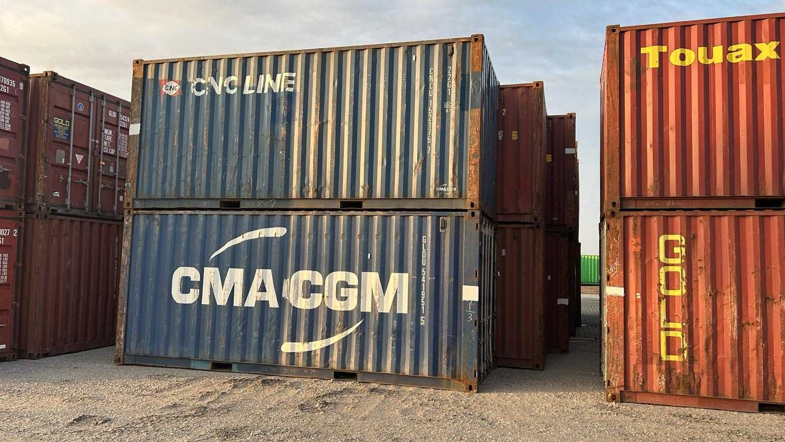 Kontener magazynowy 20DV/DC (6 m) używany - Transport Cała Polska