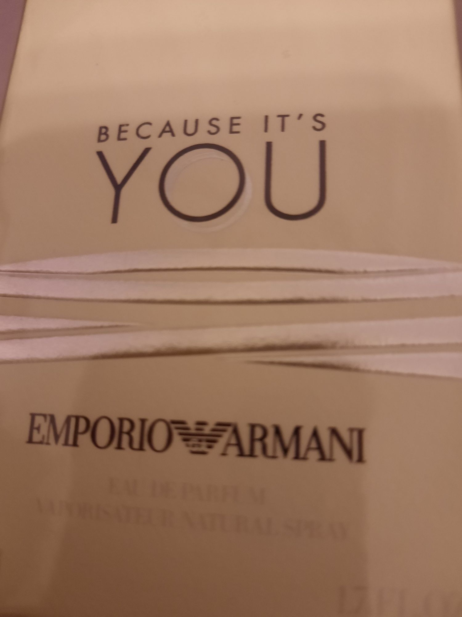 Because its YOU Emporio Armani. Eau de Perfum 50 ml