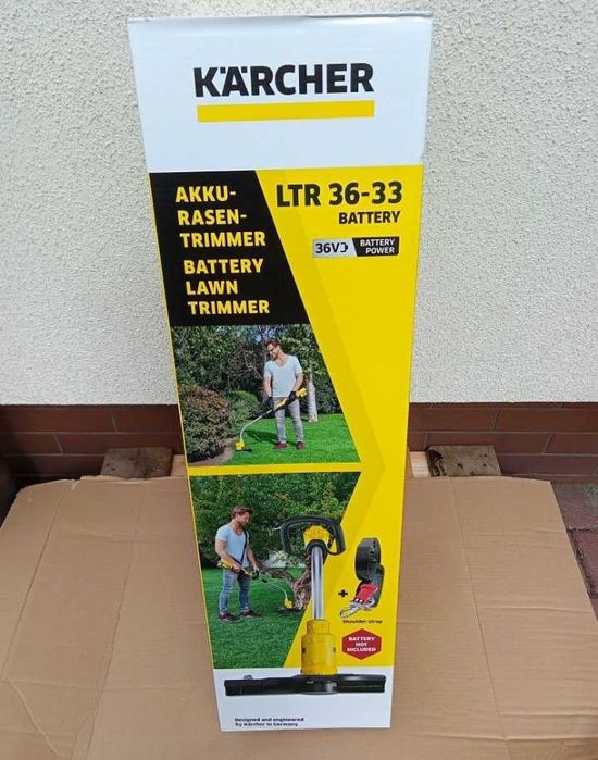 Zestaw Karcher 36v ODKURZACZ WD3 KOSA LTR36-33 DMUCHAWA LBL4 + AKU Ład