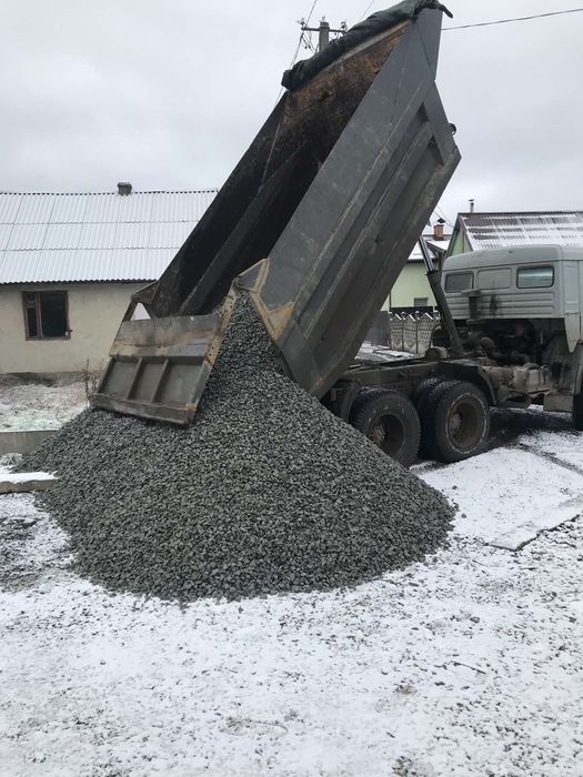 щебінь,пісок,вивіз будівельного сміття..чорнозем, торф