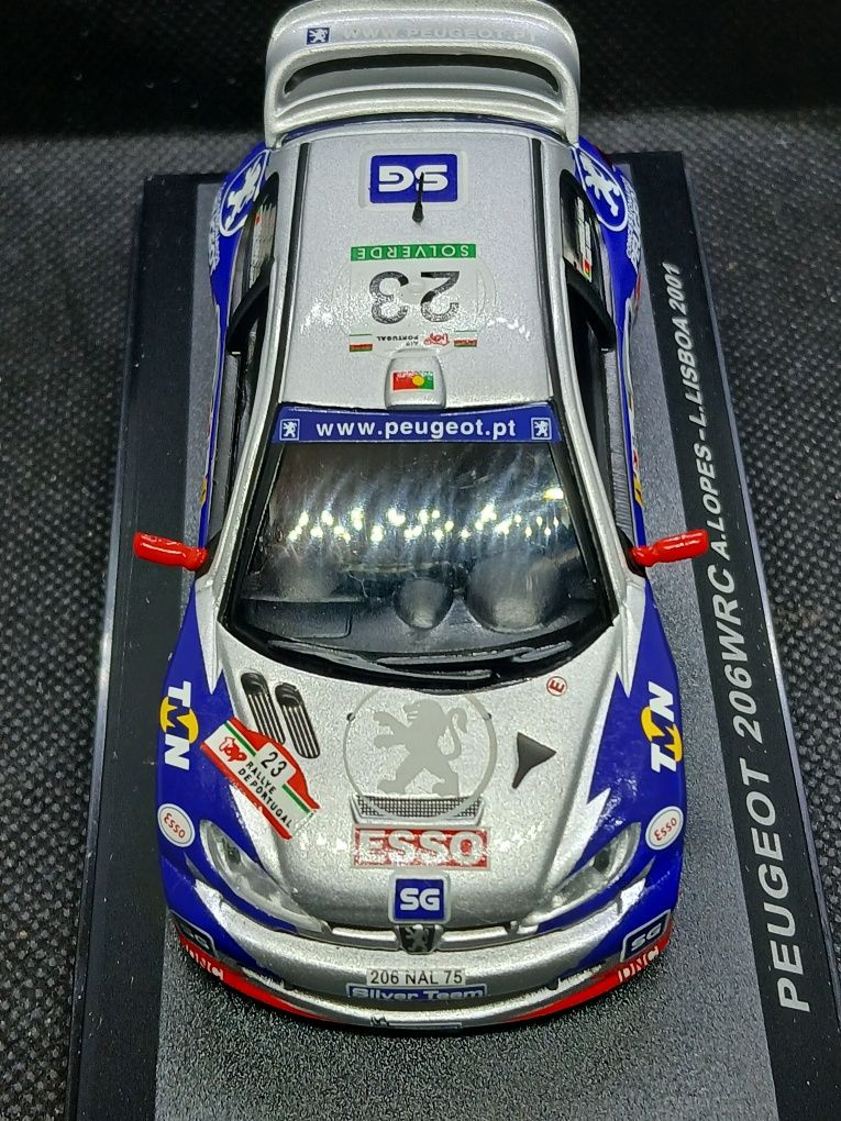 Miniatura 1/43  Peugeot 200 WRC A. Lopes Rally de Portugal