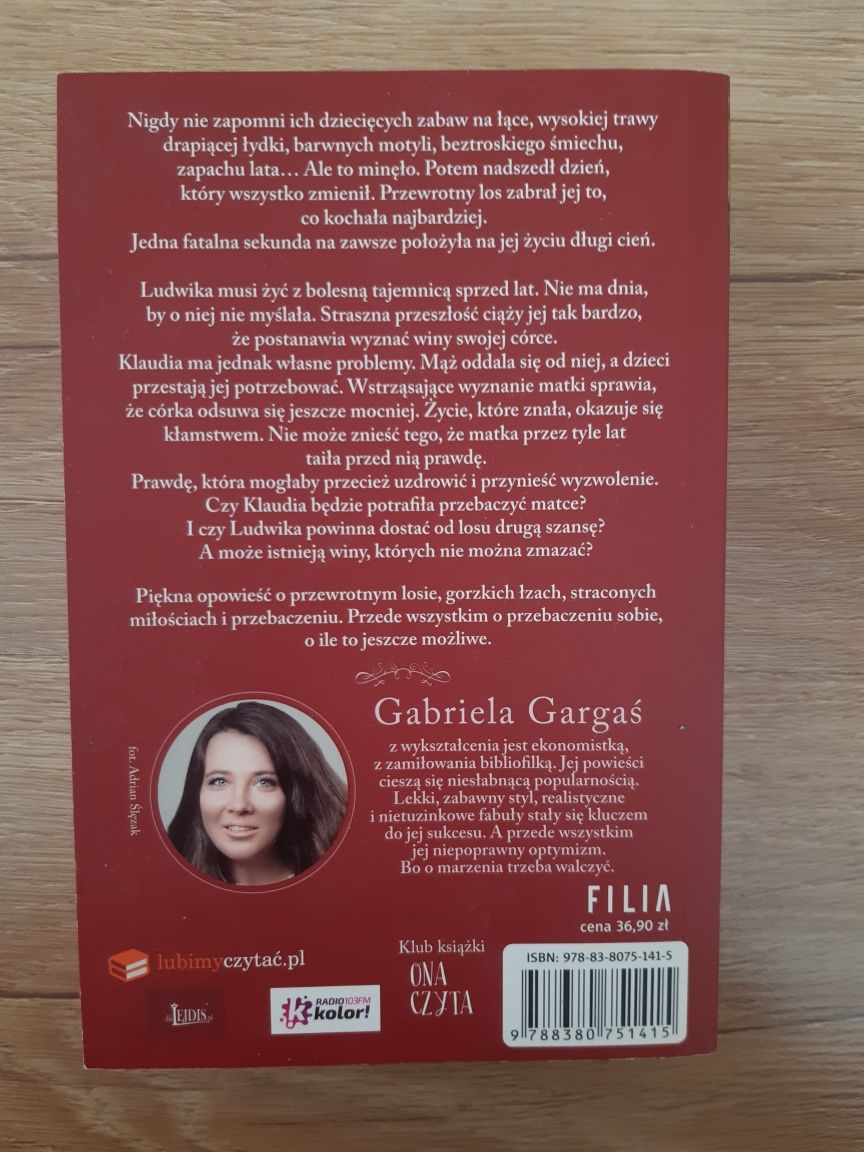 Książka Wybacz mi Gabriela Gargaś