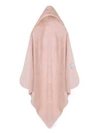 Piapimo ręcznik z kapturkiem bambusowo-bawełniany różowy 75x75 cm