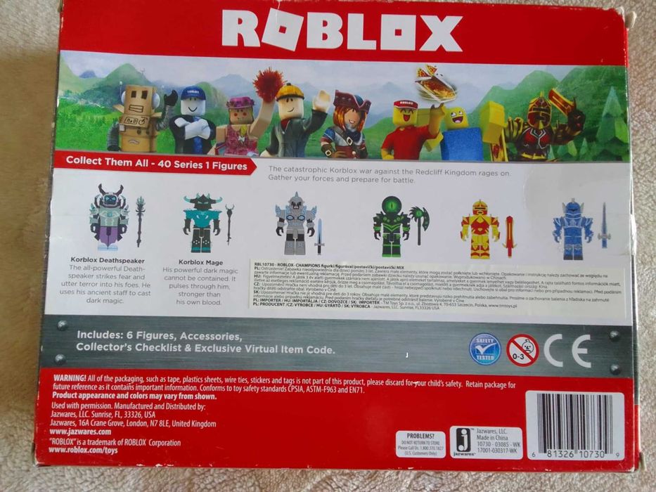 ROBLOX figurki zestaw 6 figurek Champions Of Roblox