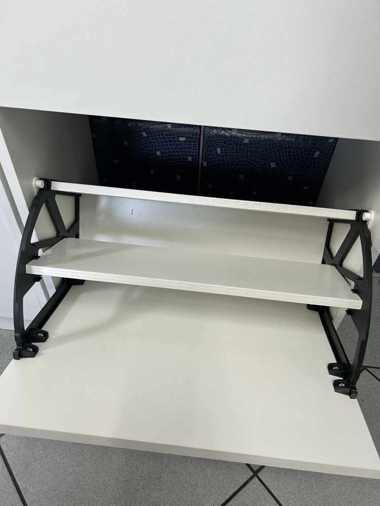2 szafki na buty IKEA BISSA – białe