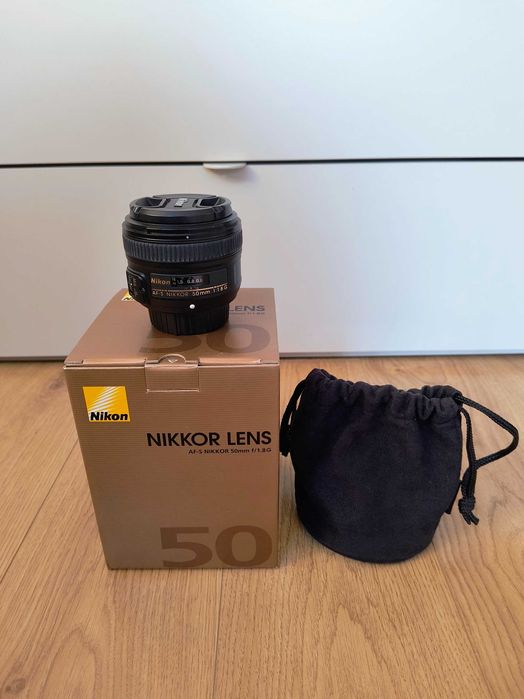 Nikon AF-S NIKKOR 50 mm f/1.8G – stan bardzo dobry
