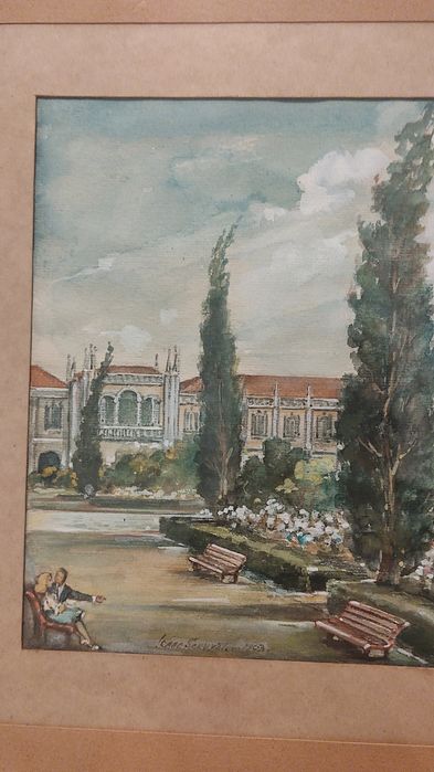 Aguarela do mosteiro dos Jerónimos