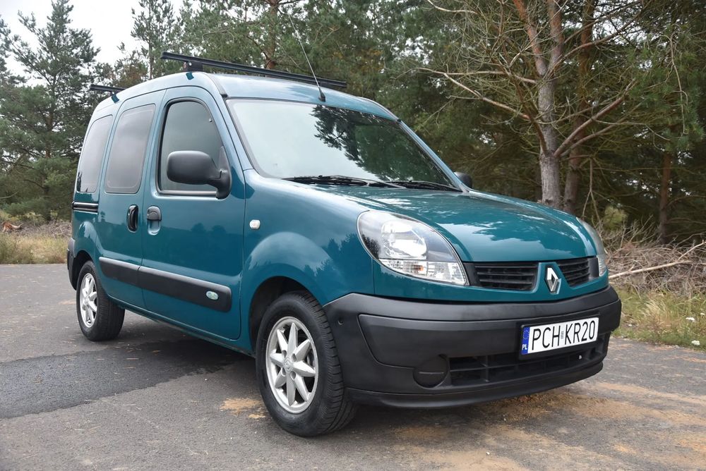 Renault Kangoo 2007 1.2 benz,z oryginalnym, niskim przebiegiem,sprawna klima