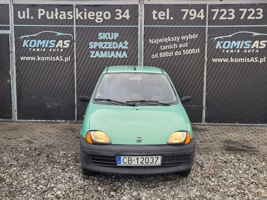 Fiat Seicento 0.9 2001r • SALON POLSKA 1 właściciel • przegląd czerwca