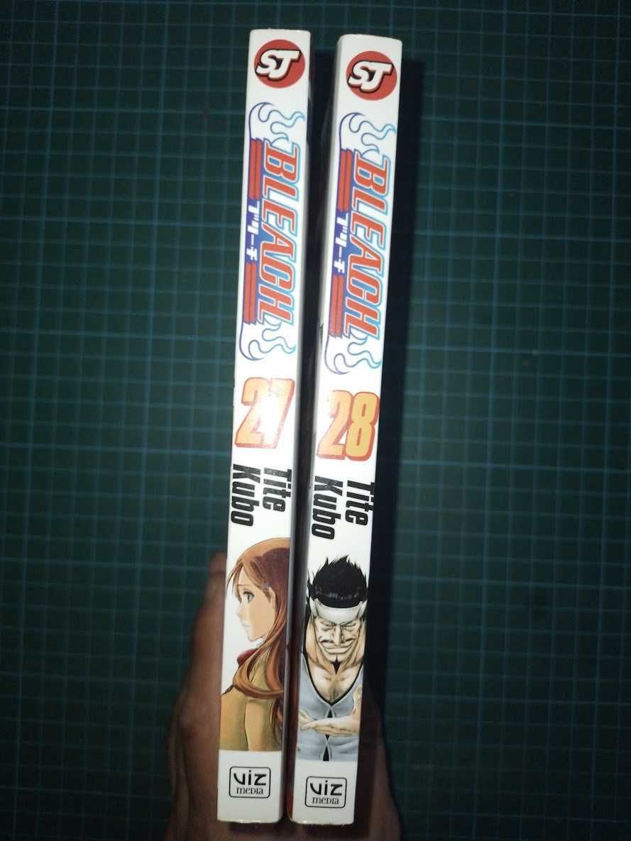 Mangá Bleach Inglês Volumes 27 e 28