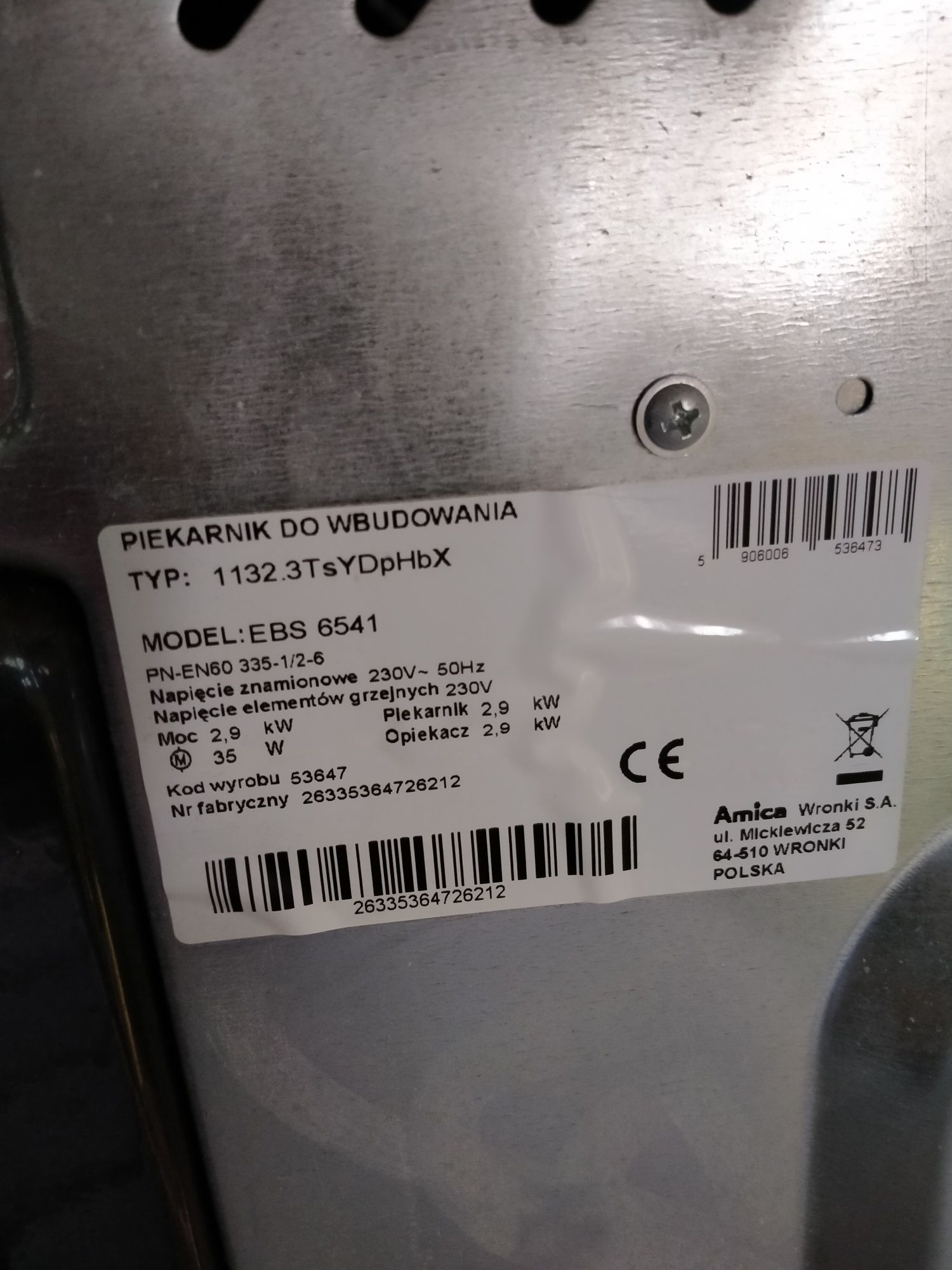 Piecyk i płyta elektryczna firmy Amica