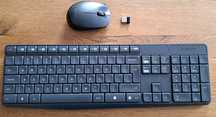 Klawiatura i mysz bezprzewodowa Logitech K235, szara