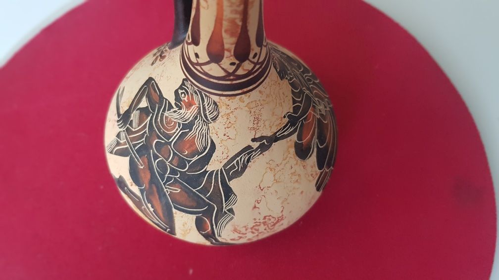Naczynie greckie, ceramika grecka, wazonik karafka, kopia