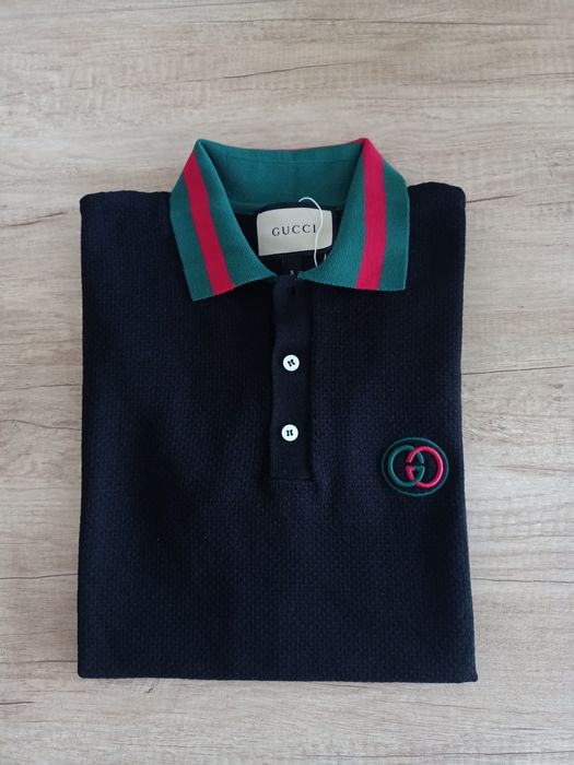 Koszulka Męska Polo Gucci Sweterkowa M