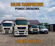 Pomoc drogowa, transport, usługi, auto laweta – do 20t, 15t, 3t, 1t