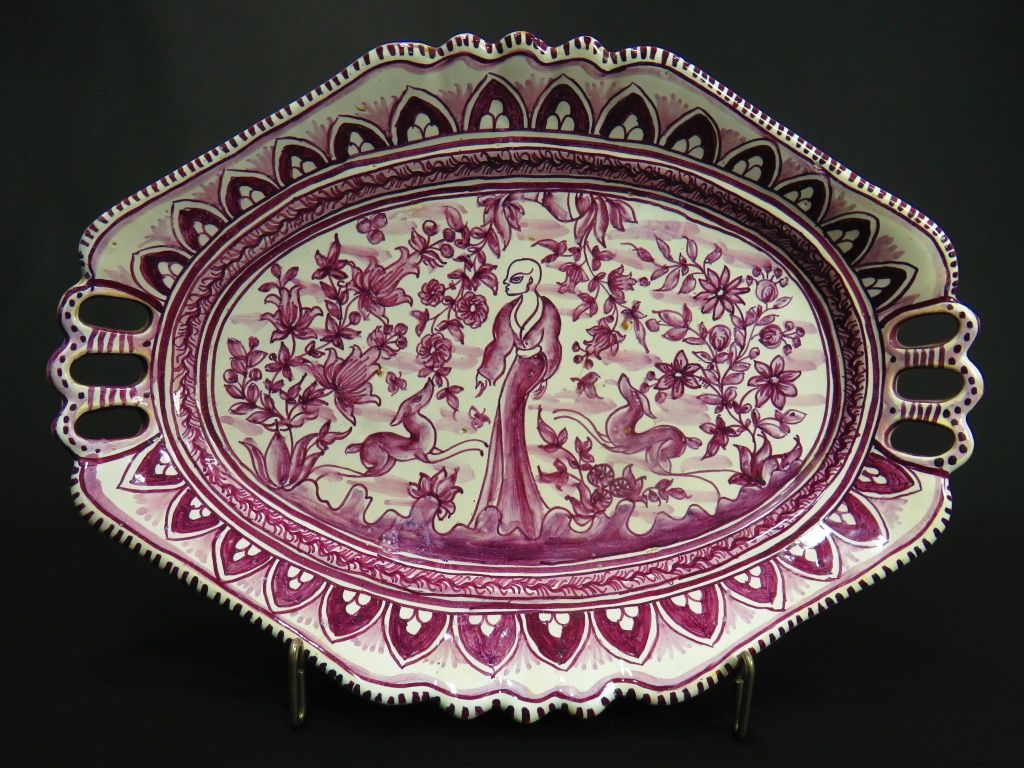 Travessa cerâmica de Coimbra.