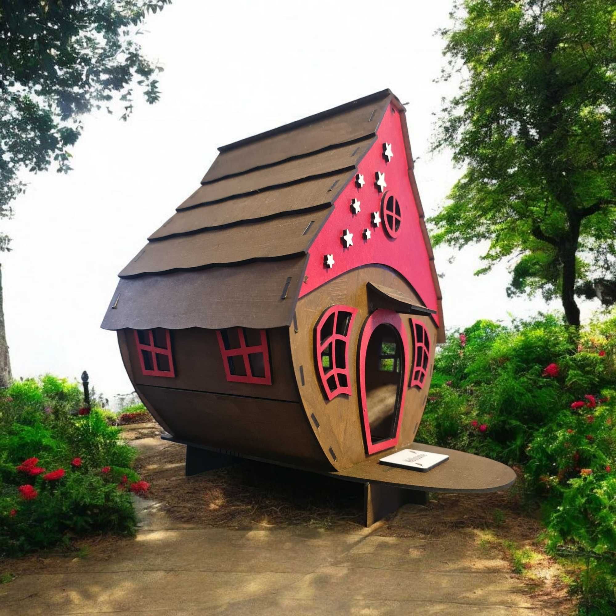 Casinha de pássaros para Jardim