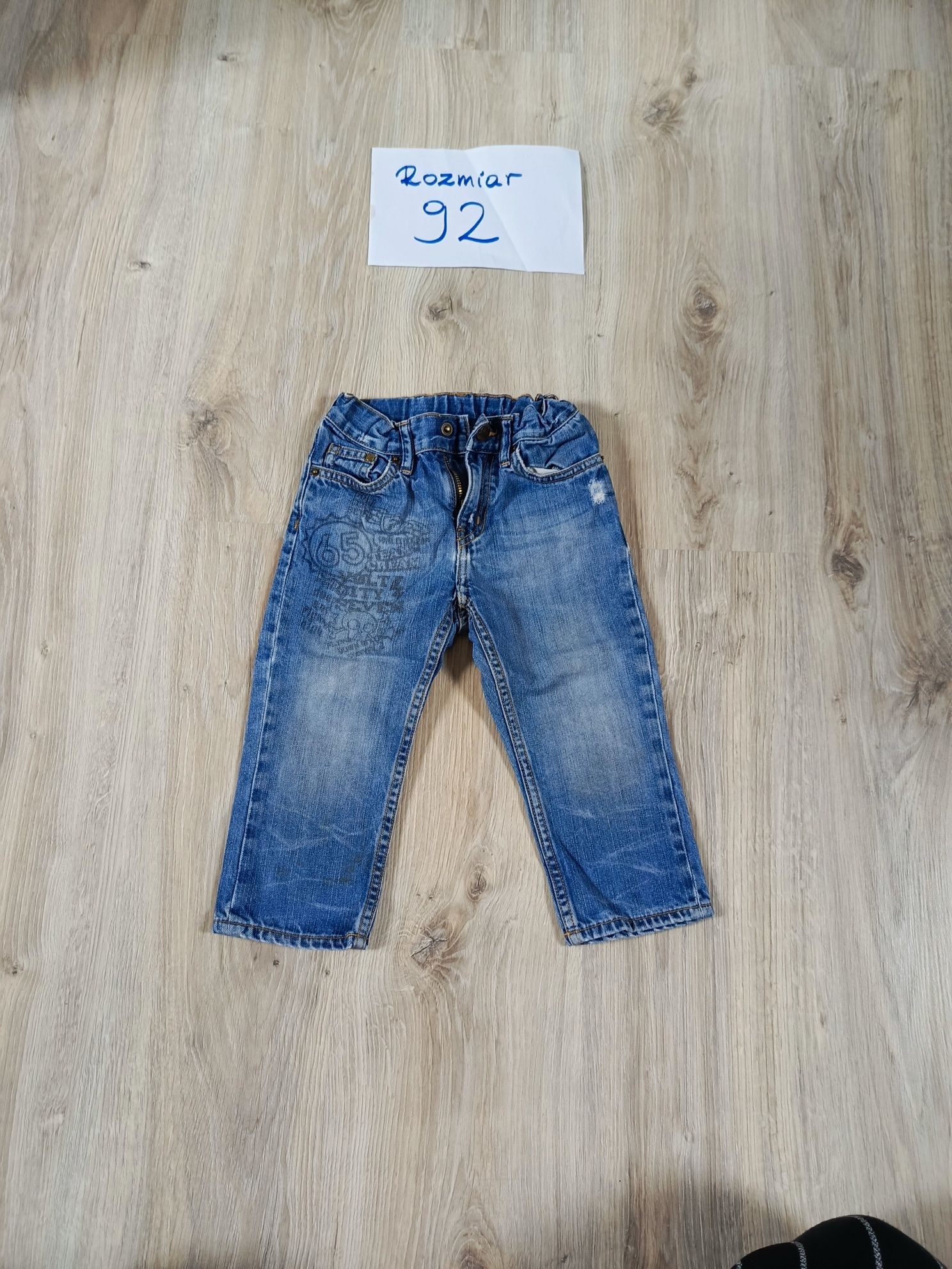 Rozmiar 92 spodnie dla chłopca Jeans vintage