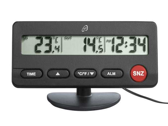 Termometr cyfrowy Auriol czarny do auta samochodu do domu