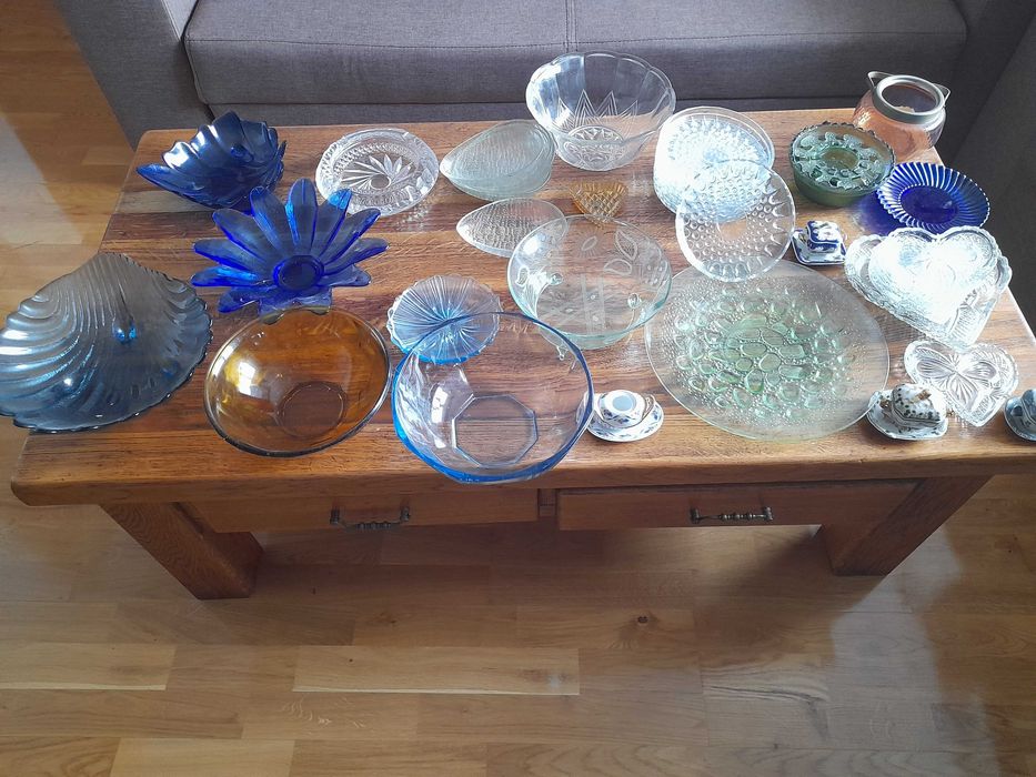 Sprzedam szklo kolorowe, krysztaly,porcelane