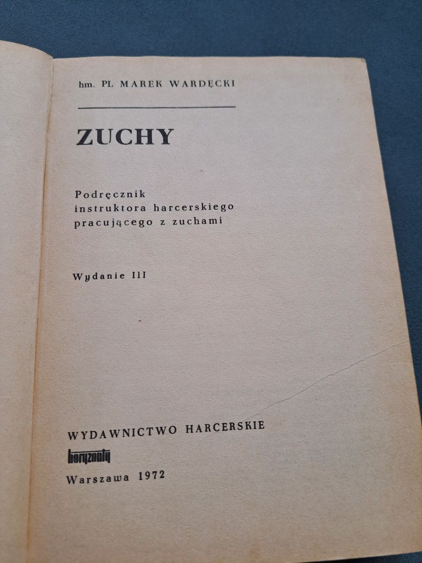 Zuchy, M.Wardęcki podręcznik instruktora harcerskiego