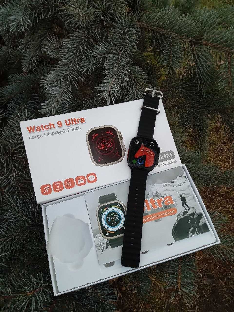 Smart Watch 9 ultra 49mm Black/Смарт часы 9 ультра Черные
