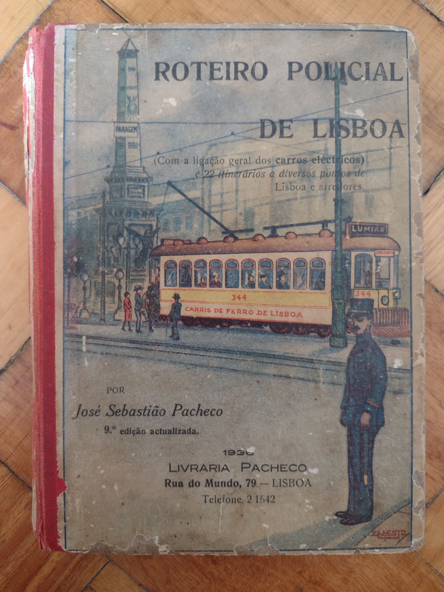 Livro raro | roteiro policial de Lisboa